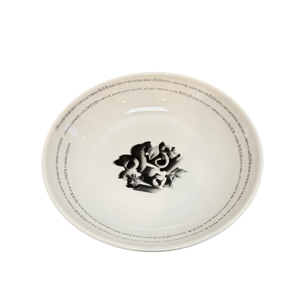 Pottery Barn Recipe Pasta Set Large Pasta Serving Bowl Dough Recipe